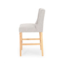 Vienna - Contemporary Fabric Tufted & Wingback Counter Stools (Set of 2)