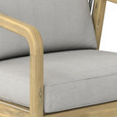 Palmetto - Outdoor Conversation Chair (Set of 2) - Stone Gray