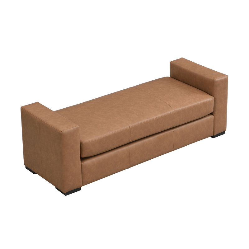 Ottoman With Unique Armrest Design For Living Spaces