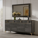 Venezia - Accent Mirror - Gray