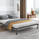 Queen Murphy Bed With Storage Cabinet - White