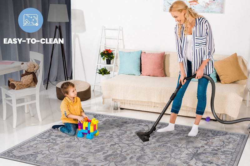 Marfi - 6' X 9' Oriental Area Rug - Sand / Ivory