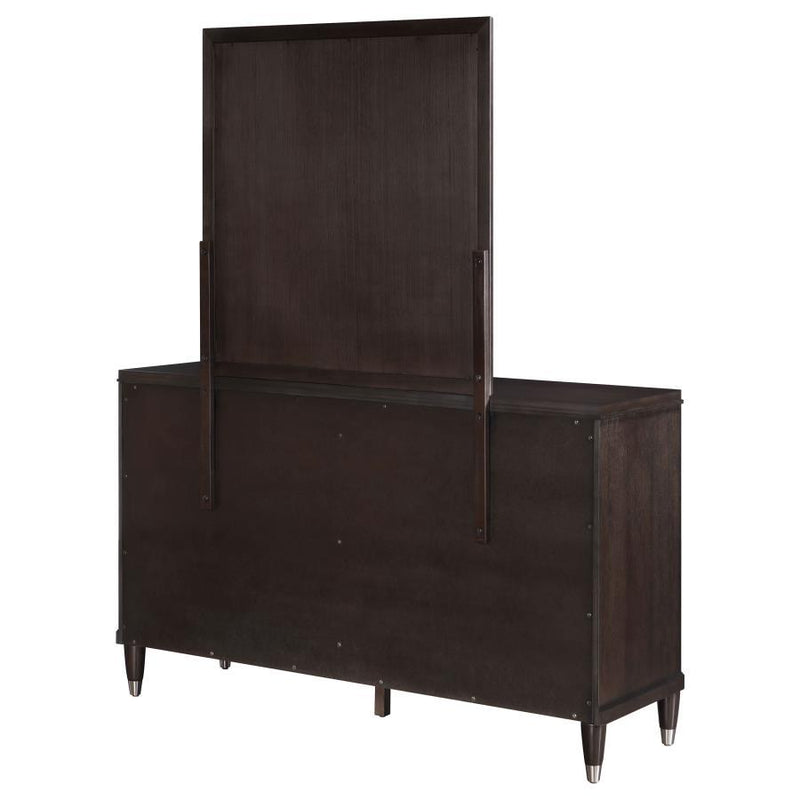 Emberlyn - 6-Drawer Dresser With Mirror - Brown