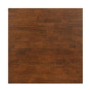 5 Piece Extendable Wood Square Dining Table Set With 2 Drop Leaves