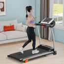 Foldable Treadmill With Incline For Running Walking Exercise - Black