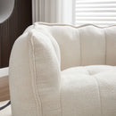 Soft Chenille Bean Bag Chair With High Resilient Foam
