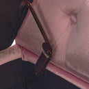 Luxurious Velvet Multifunctional Storage Ottoman Bench With Pillow