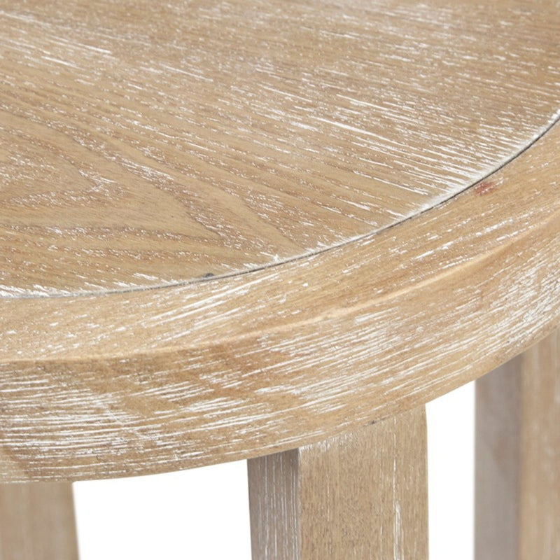 Bedford - Round Accent Table - Reclaimed Wheat