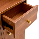 The Modern Minimalist Shoe Cabinet, Suitable For A Variety Of Styles Including Nordic, Japanese, And Industrial - Walnut