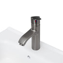 Modern Freestanding Bathroom Vanity With Ceramic Sink, Hot And Cold Faucet, 1 Door Cabinet & Open Shelf