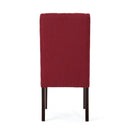 Sophisticated Tufted Dining Chair With High Back Design