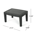 Zephyra - Outdoor 4 Piece Faux Wicker Rattan Chat Set With Water Resistant Cushions - Gray