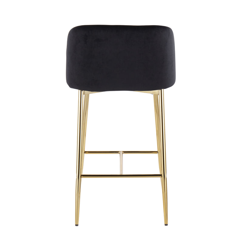 Fran - Contemporary Counter Stool (Set of 2)