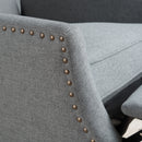 Westeros Wing Back Fabric Upholstered Recliner