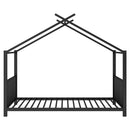 Metal House Platform Bed With Modern Design And Durable Frame