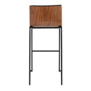 Mason Mara - Contemporary, Fixed Height Barstool (Set of 2)