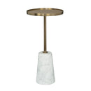 Hamilton - Accent Table - Gold / White