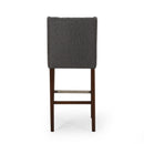 Solstara - Upholstered Dining Barstool With Button Tufted And Wing Back