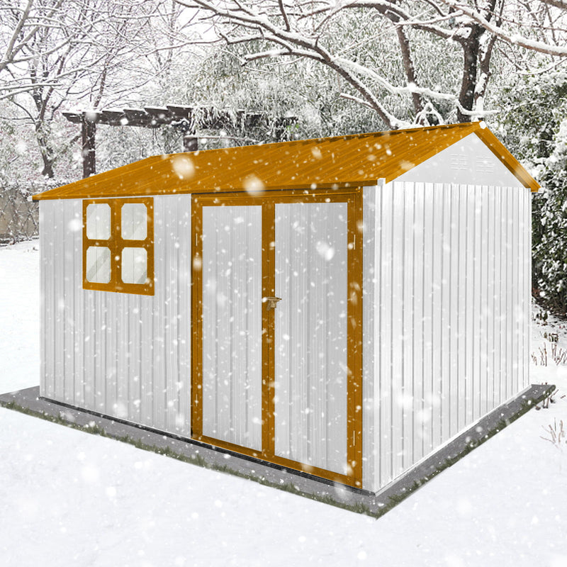 10' x 8' Garden Sheds Outdoor Storage Sheds With Window