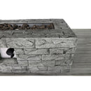 Reinforced - Propane / Gas Fire Pit Table - Stone Gray