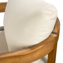 Porto - Outdoor Club Chair - Teak / Beige