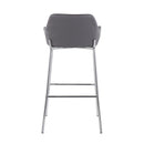 Daniella - Contemporary Fixed Height Barstool (Set of 2)