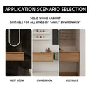 Modern Minimalist Bathroom Cabinet With Soft Close Drawers And Floating Mounting Design