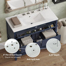 Bathroom Vanity With Ceramic Sink, Tip Out Tray & 2 Full Extension Drawers