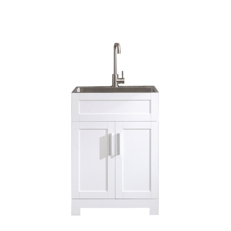 Paint Free Laundry Tub Cabinet With Stainless Steel Combo (Update)