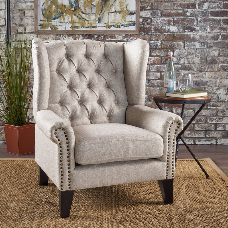 Mid Century Modern Arm Reading Chair For Living Room