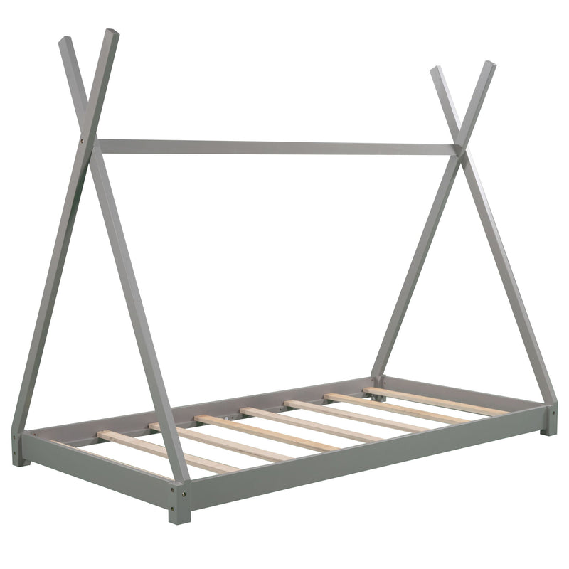 House Platform Bed With Triangle Structure