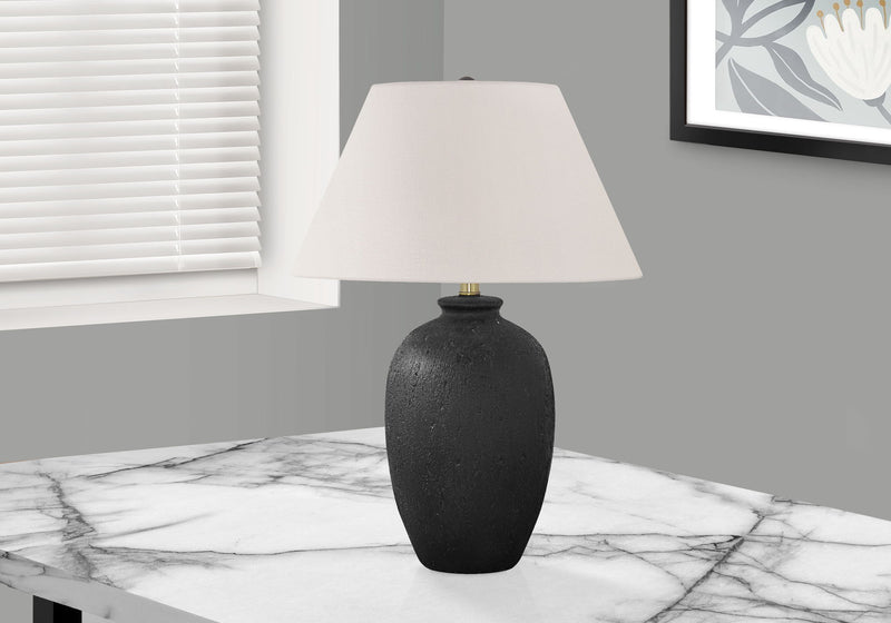 Lighting, Table Lamp, Ceramic, Modern - Black