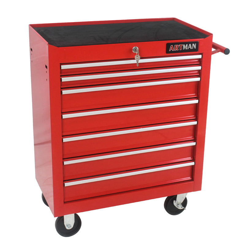 Multifunctional Tool Cart With Wheels And Drawers