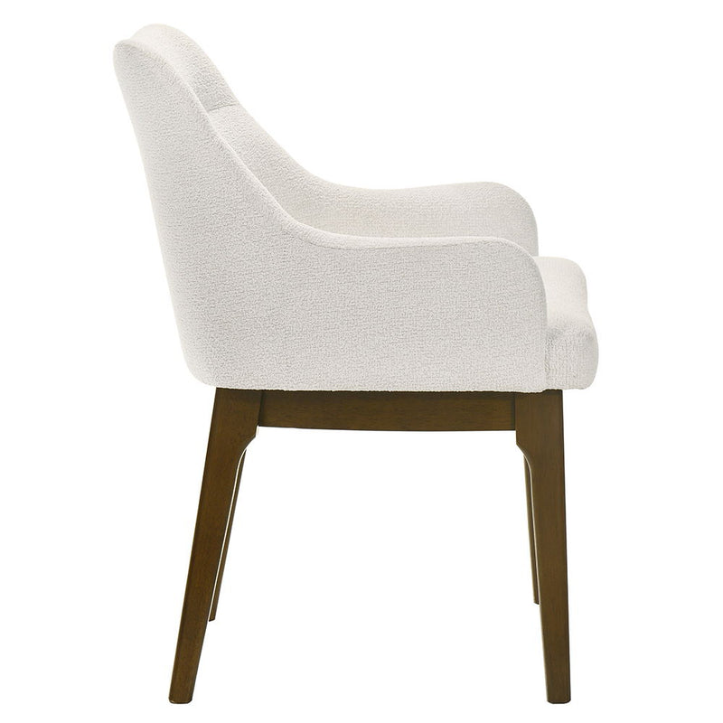 Kasha - Side Chair (Set of 2) - Chenille / Vintage Oak