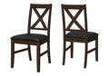 Dining Chair Side, Upholstered For Dining Room, Transitional (Set of 2)