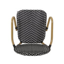 Outdoor Wicker And Aluminum French Barstools (Set of 2)