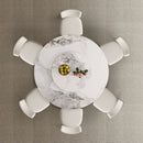 Dining Table Set With Wooden Base