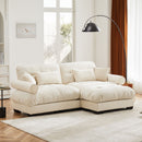 Super Comfort Oversized Modular Sectional Sofa With Movable Ottoman