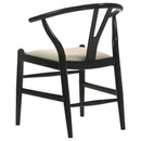 Crestmont - Wood Wishbone Dining Side Chair (Set of 2) - Black