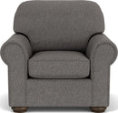 Preston - Fabric Chair - Dark Gray - Atlantic Fine Furniture Inc