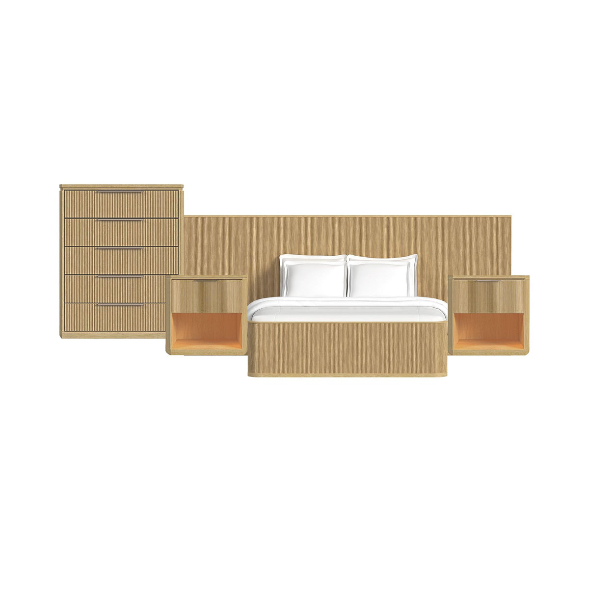 Sylvie Wall Bed Bedroom Set in Dark Brown by Elements International, view 17