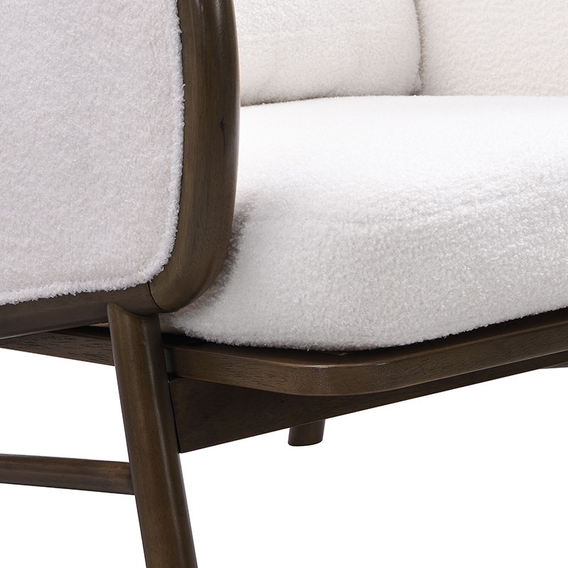 Upholstered Accent Armchair For Living Room