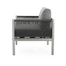 Hargrove - Club Chair - Silver / Gray