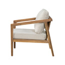 Westin - Outdoor Acacia Wood 4 Pieces Chat Set - Teak / Beige