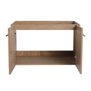 Modern Floating Bathroom Vanity With Resin Sink, Soft Close Doors