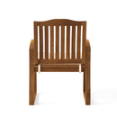 Della - Wood Armchair (Set of 2) Outdoor Dining Chairs - Cream