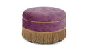 Yolanda - Luxurious Upholstery Round Upholstered Accent Ottoman