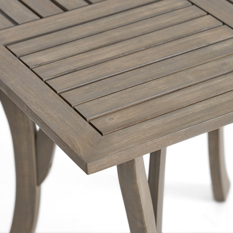 Hermosa - Stylish Outdoor Acacia Wood Table - Teak Gray