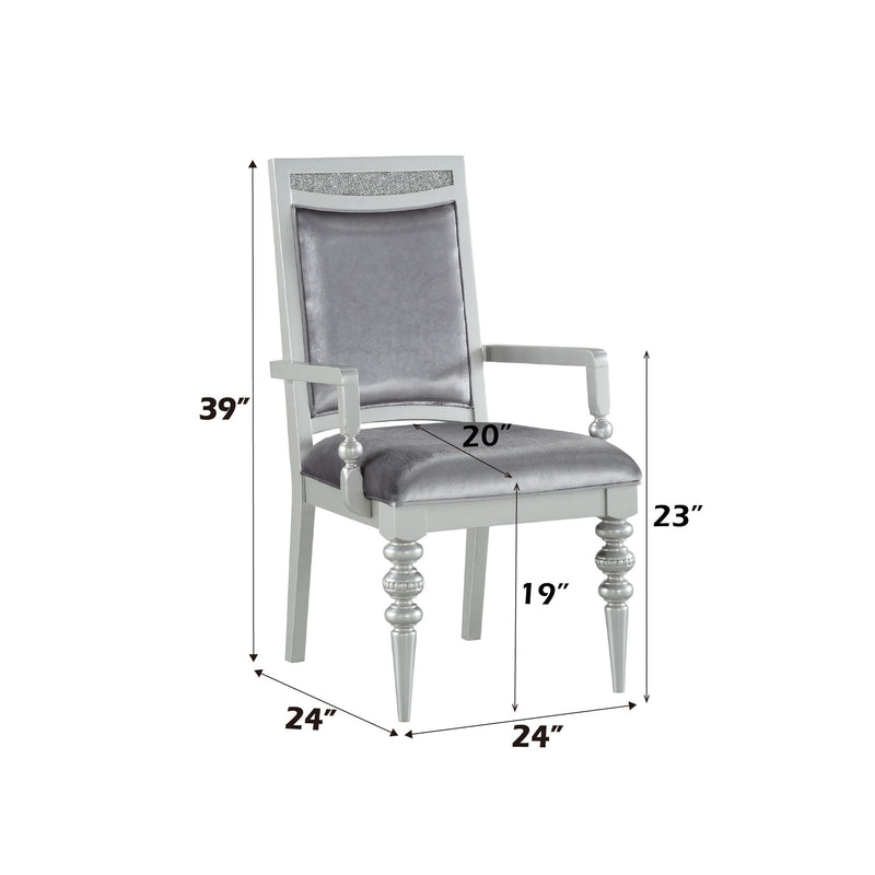 Maverick - Arm Chair (Set of 2) - Silver