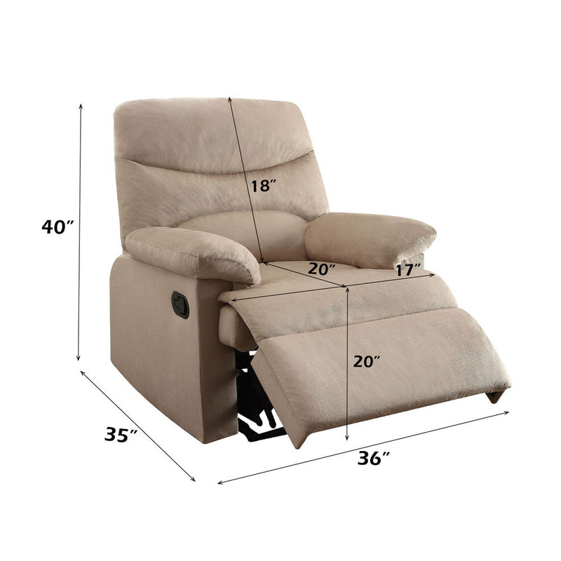 Arcadia - Recliner (Motion) - Beige